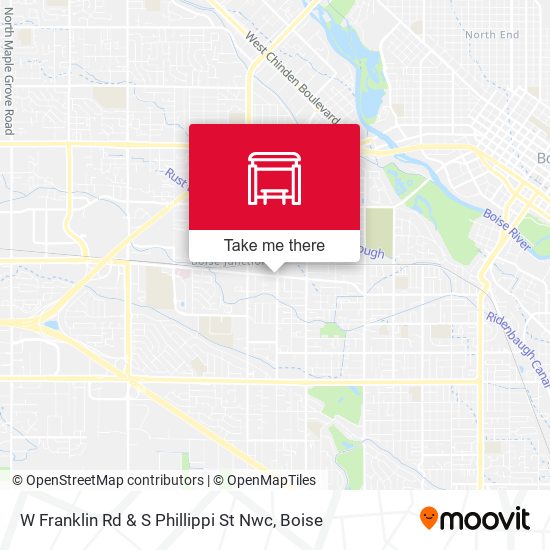 Mapa de W Franklin Rd & S Phillippi St Nwc