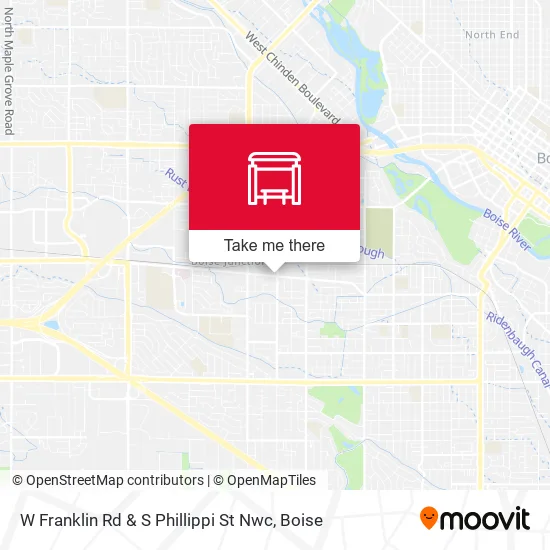 Mapa de W Franklin Rd & S Phillippi St Nwc