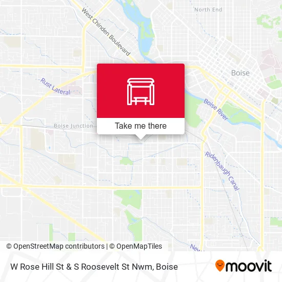 Mapa de W Rose Hill St & S Roosevelt St Nwm