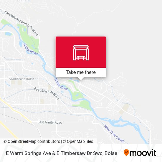 E Warm Springs Ave & E Timbersaw Dr Swc map