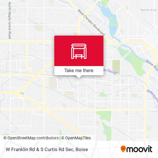 Mapa de W Franklin Rd & S Curtis Rd Sec