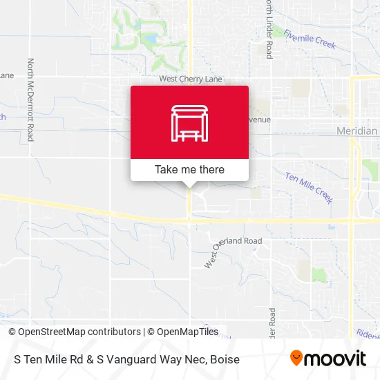 Mapa de S Ten Mile Rd & S Vanguard Way Nec