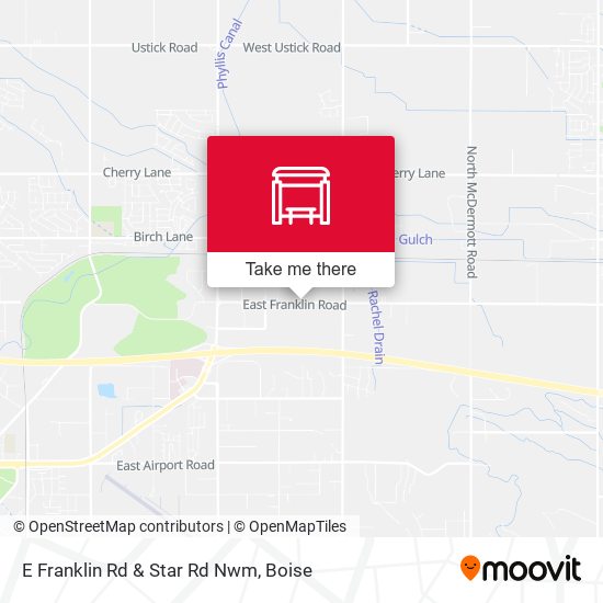 E Franklin Rd & Star Rd Nwm map