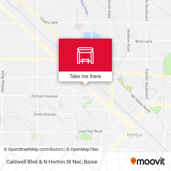 Mapa de Caldwell Blvd & N Horton St Nec