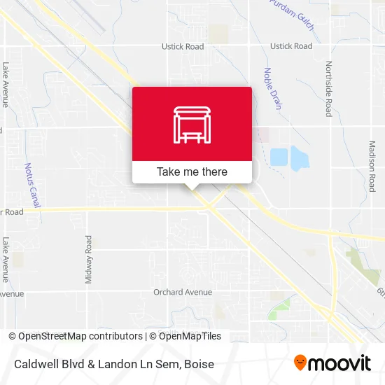 Mapa de Caldwell Blvd & Landon Ln Sem