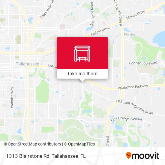 1313 Blairstone Rd map