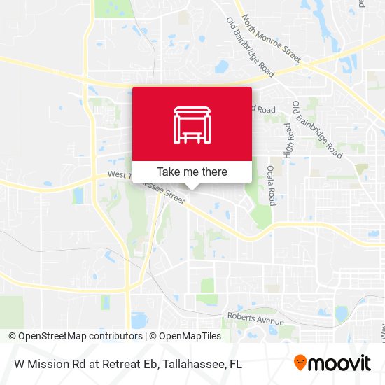 Mapa de W Mission Rd at Retreat Eb