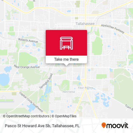 Pasco St Howard Ave Sb map