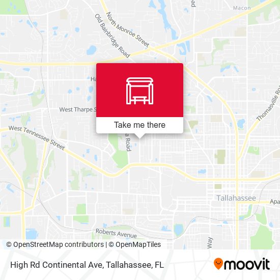 High Rd Continental Ave map