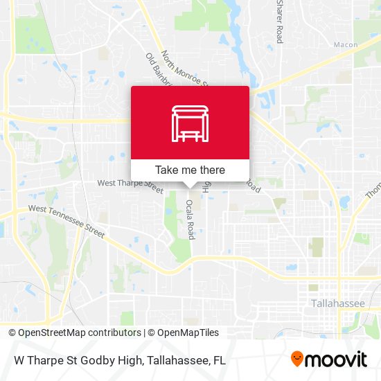 Mapa de W Tharpe St Godby High