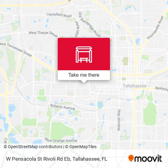 Mapa de W Pensacola St Rivoli Rd Eb