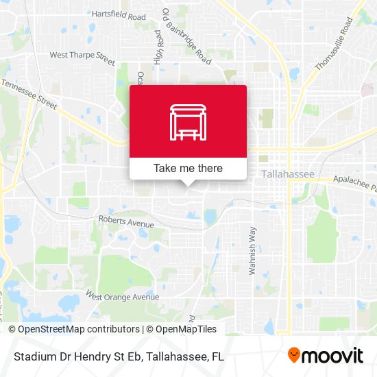 Stadium Dr Hendry St Eb map