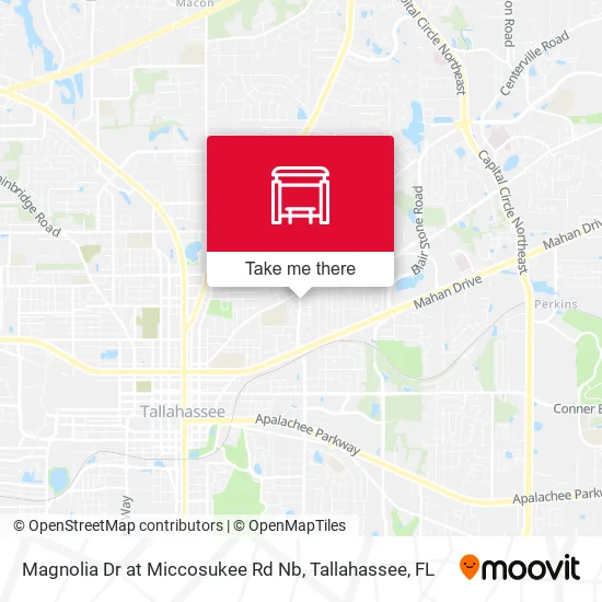 Mapa de Magnolia  Dr at Miccosukee Rd Nb