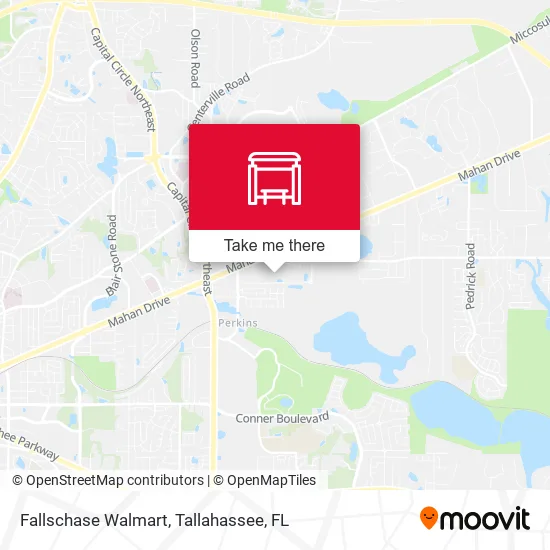 Mapa de Fallschase Walmart