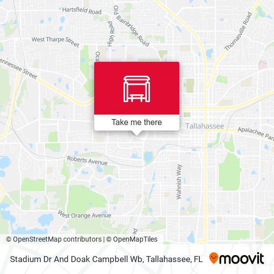 Mapa de Stadium Dr And Doak Campbell Wb