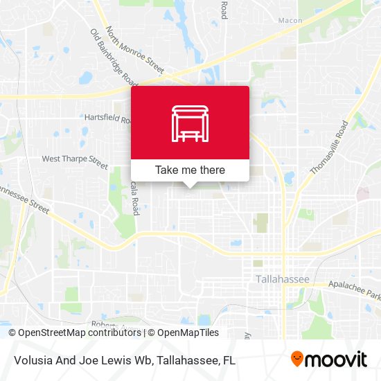 Volusia And Joe Lewis Wb map