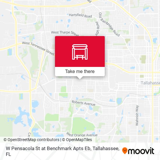 W Pensacola St at Benchmark Apts Eb map