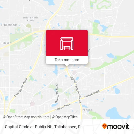 Mapa de Capital Circle at Publix Nb