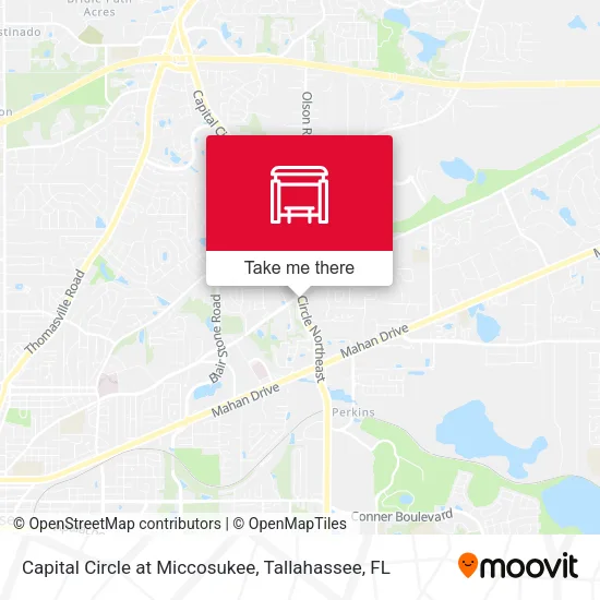 Mapa de Capital Circle at Miccosukee