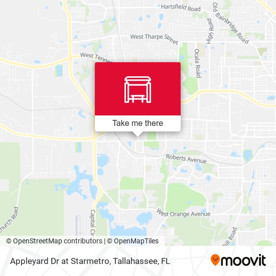 Appleyard Dr at Starmetro map