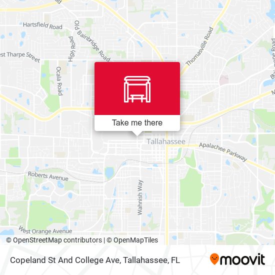 Mapa de Copeland St And College Ave