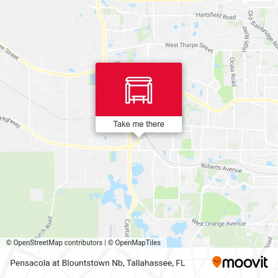Mapa de Pensacola at Blountstown Nb