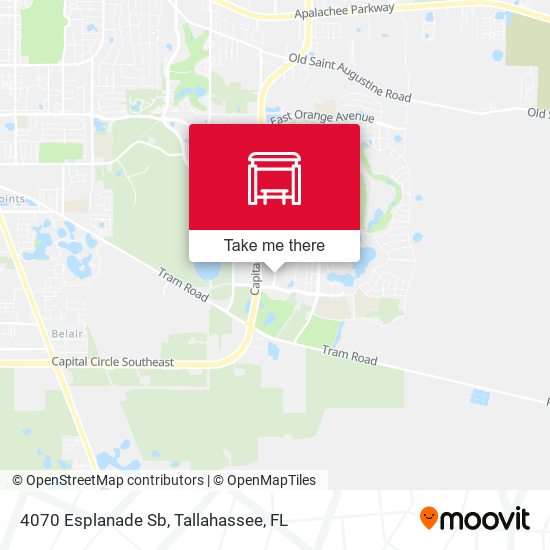 4070 Esplanade Sb map