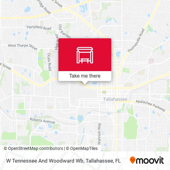 Mapa de W Tennessee And Woodward Wb