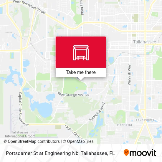 Pottsdamer St at  Engineering Nb map