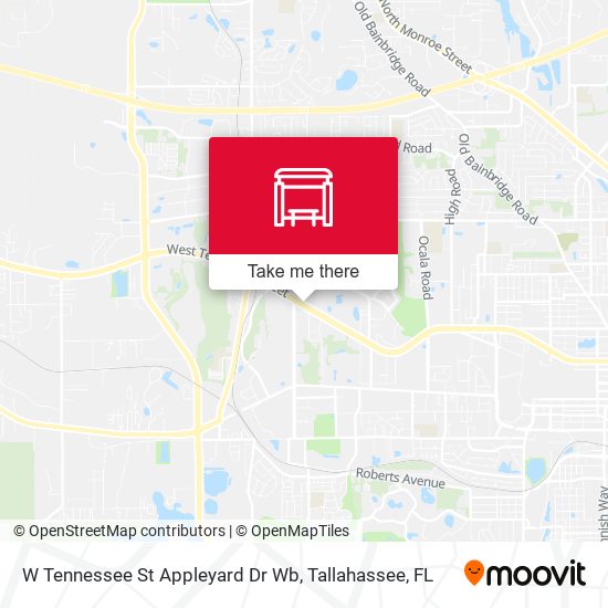 Mapa de W Tennessee St Appleyard Dr Wb