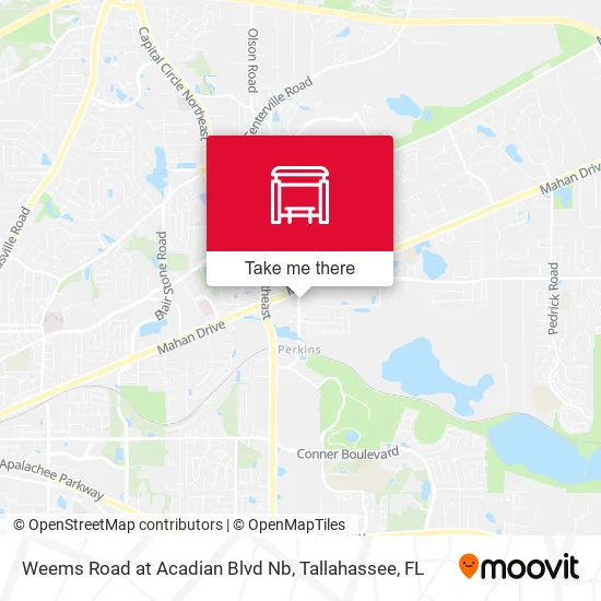 Mapa de Weems Road at Acadian Blvd Nb