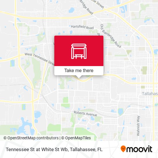 Tennessee St at White St Wb map