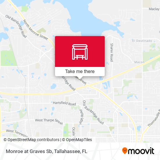 Monroe at Graves Sb map
