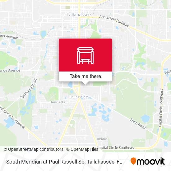 Mapa de South Meridian at Paul Russell Sb