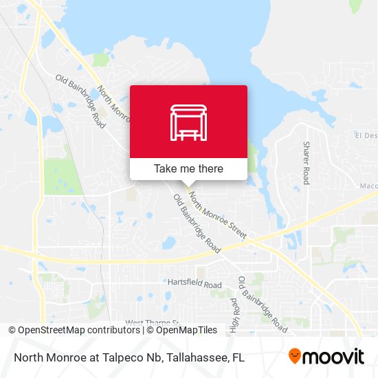 North Monroe at Talpeco Nb map