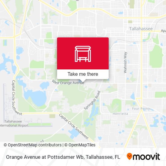 Orange Avenue at Pottsdamer Wb map