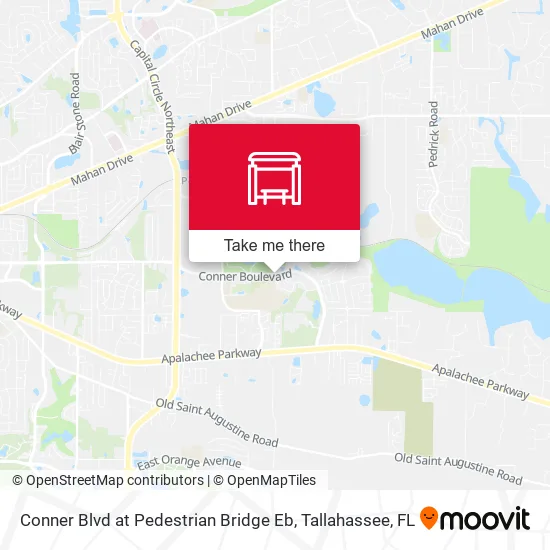 Mapa de Conner Blvd at Pedestrian Bridge Eb