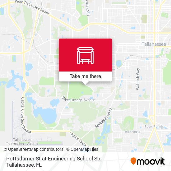 Pottsdamer St at Engineering School Sb map