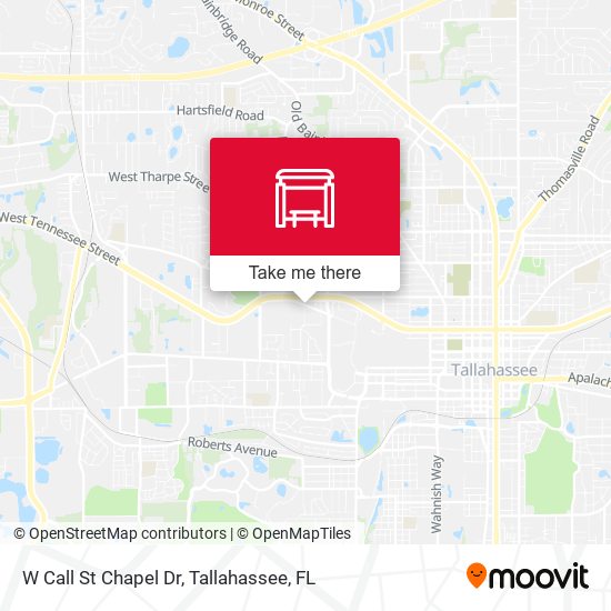 W Call St Chapel Dr map