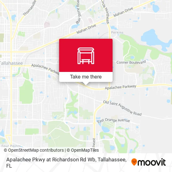 Mapa de Apalachee Pkwy at Richardson Rd Wb