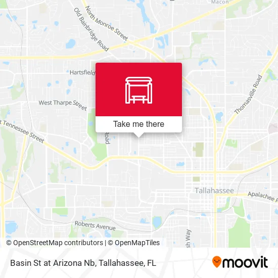 Mapa de Basin St at Arizona Nb