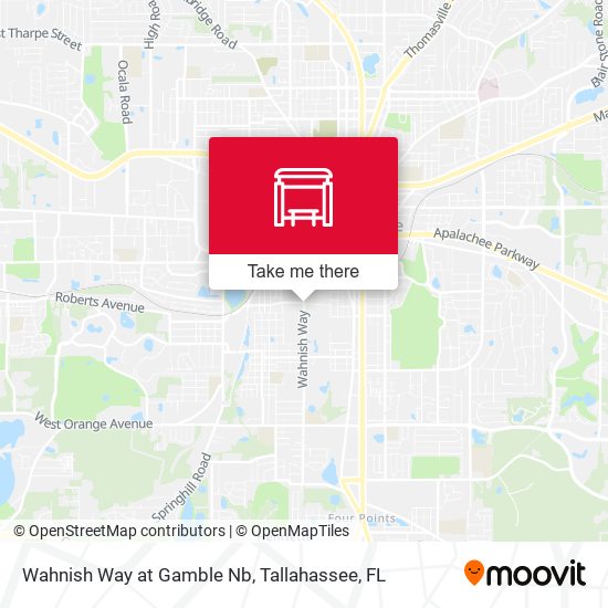 Wahnish Way at Gamble Nb map