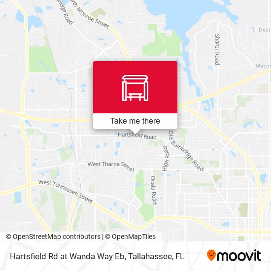 Mapa de Hartsfield Rd at Wanda Way Eb
