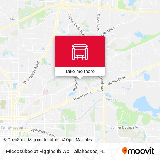 Miccosukee at Riggins Ib Wb map