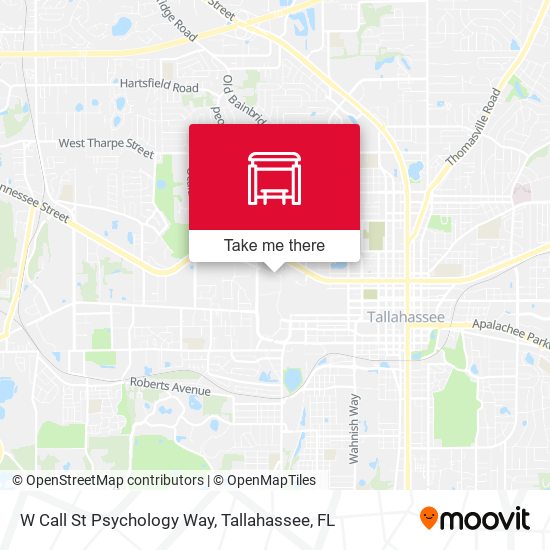 W Call St Psychology  Way map