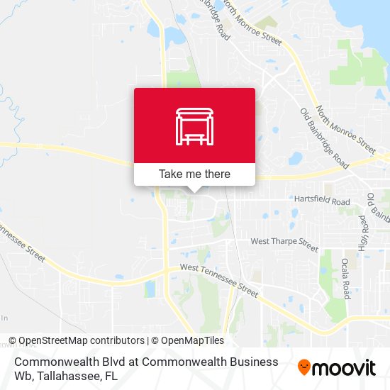 Mapa de Commonwealth Blvd at Commonwealth Business Wb