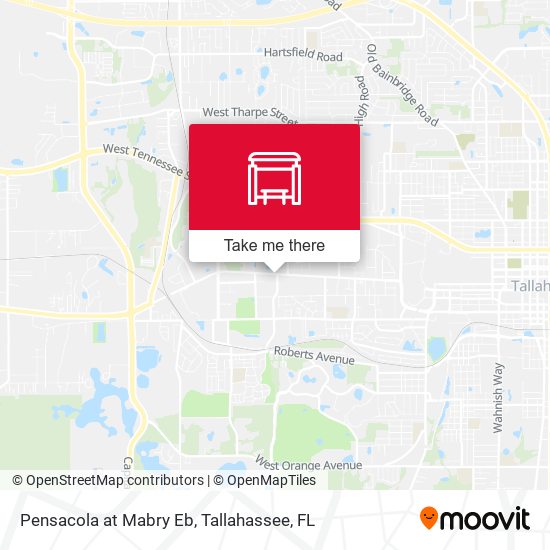 Pensacola at Mabry Eb map