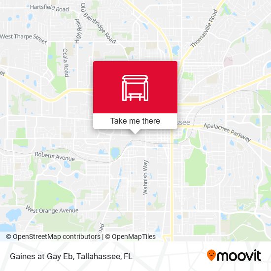 Mapa de Gaines at Gay Eb
