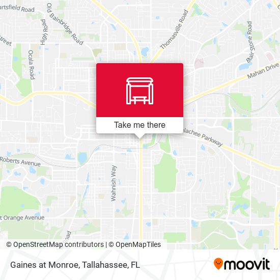 Gaines at Monroe map