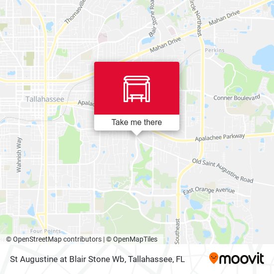 St Augustine at Blair Stone Wb map